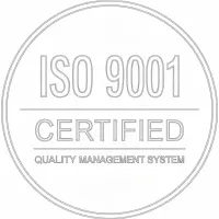 ISO 9001 certification badge